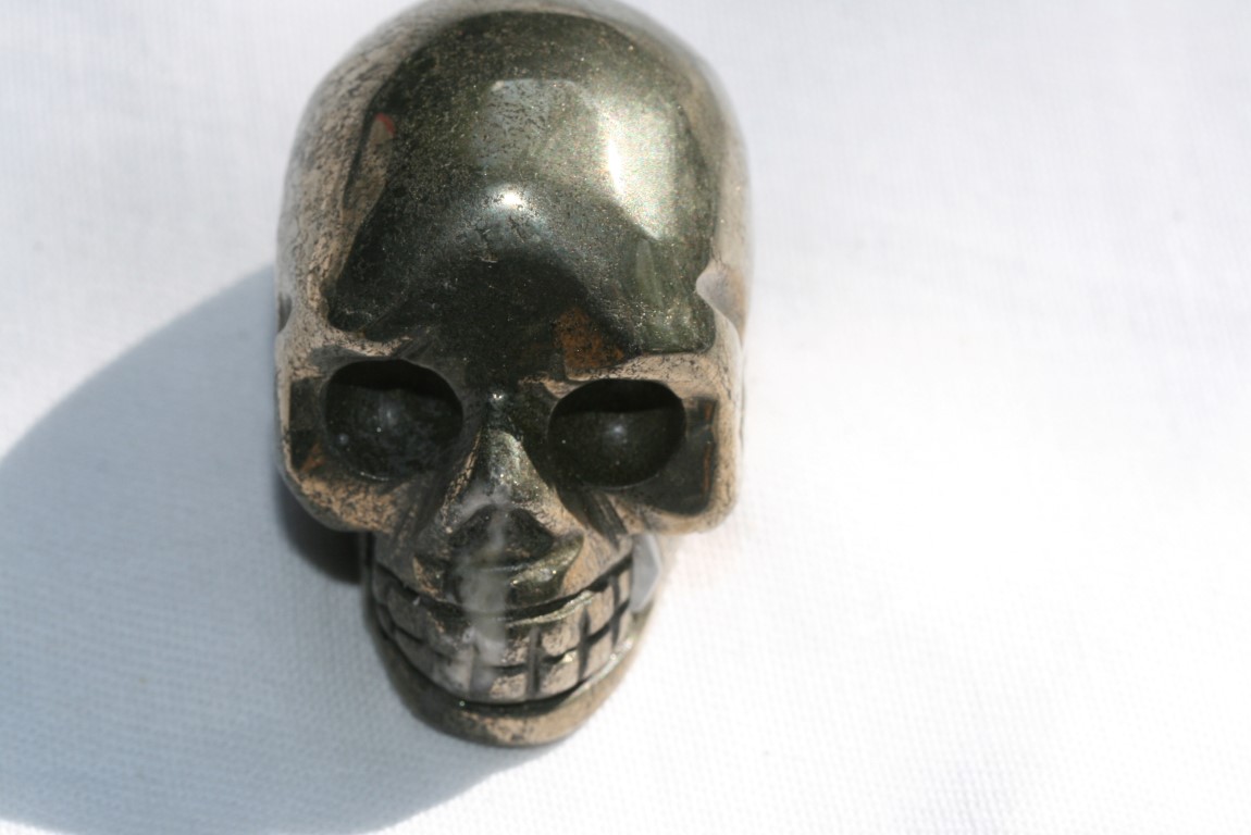 Pyrite Skull stone of Intellectual Protection 5312